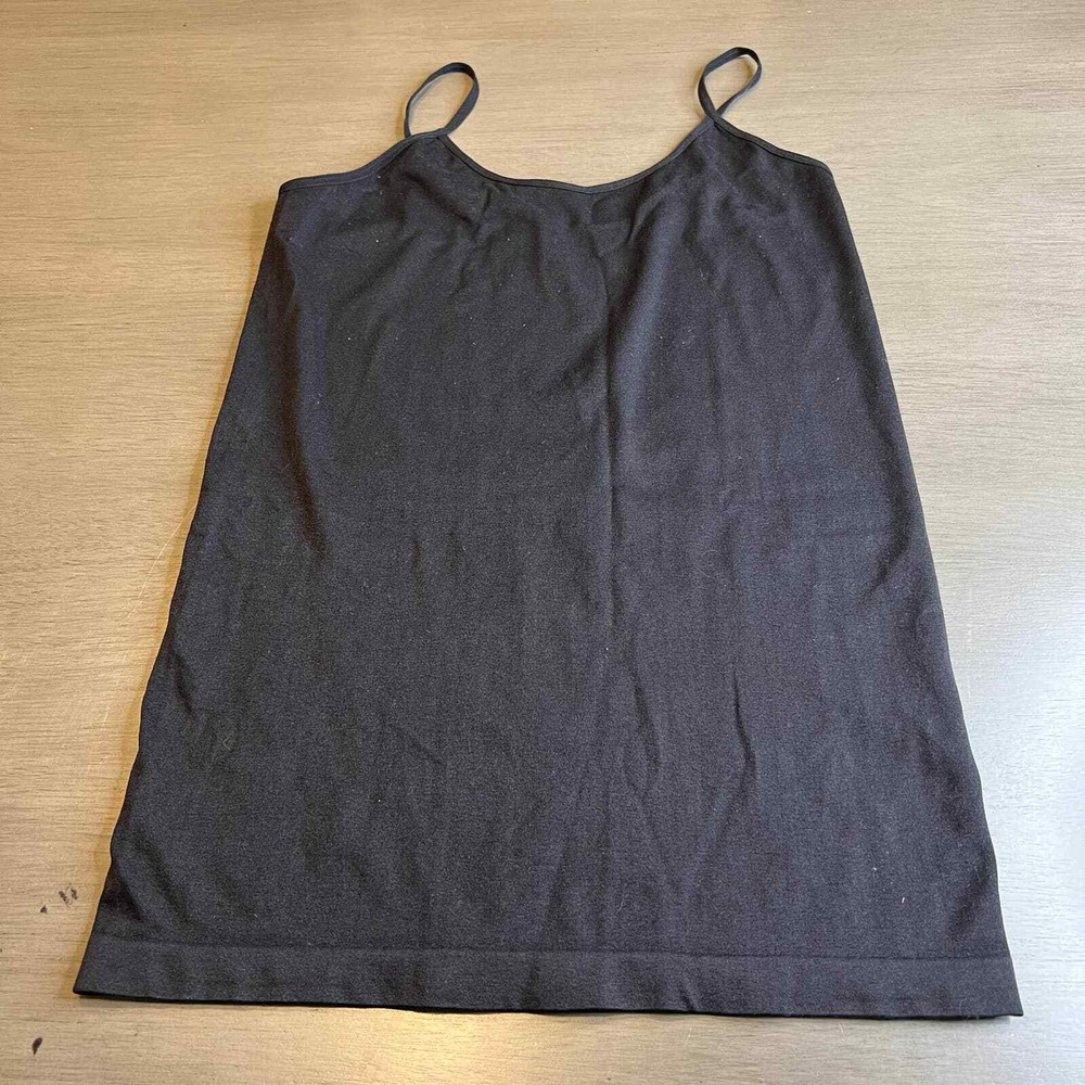 Soho Girls Black Sleeveless Tank Top Basic Layering Cami One Size‎